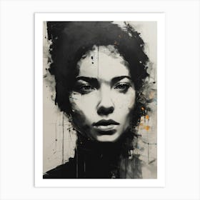 Portrait Of A Woman 9 Art Print