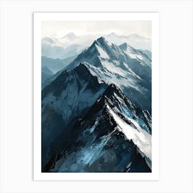 Mountain Range 54 Art Print