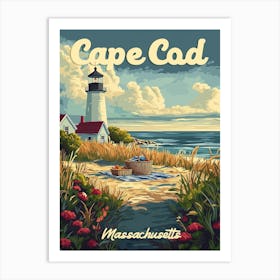 Cape Cod Beach, Massachusetts Art Print