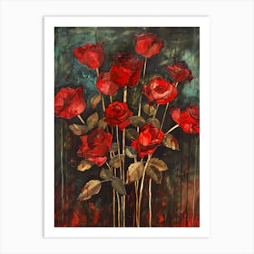 Red Roses 1 Art Print