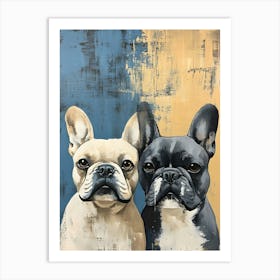 Minimal Frenchie 4 Art Print