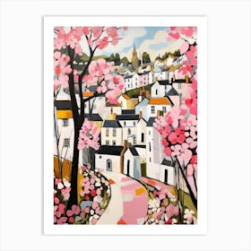 Portmeirion (Wales) Painting 1 Art Print