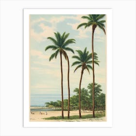 Hammonasset Beach Connecticut Vintage Art Print