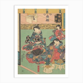 Print 49 By Utagawa Kunisada Art Print
