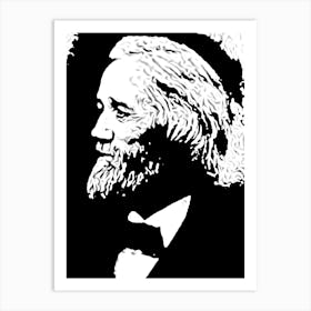 Christopher Sholes Black In White Art Print