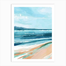 Beach Painting Art Print