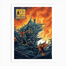 Foo Fighters - The Fires Poster