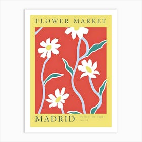 Flower Market Madrid 2 Art Print