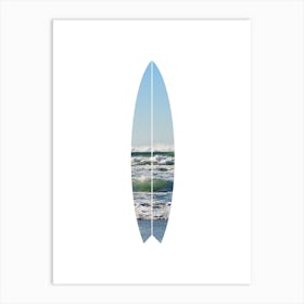 Surfboard Art Print