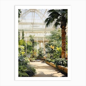 Kew Gardens Uk Watercolour 3 Art Print