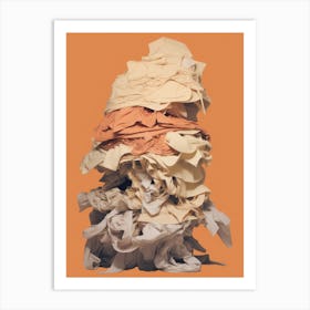 Pile Of Paper Art Print