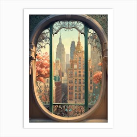 Window To The City Art Print