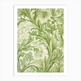 Floral Wallpaper 52 Art Print