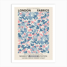 Poster Floral Charm London Fabrics Floral Pattern 1 Art Print
