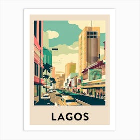 Lagos 2 Vintage Travel Poster Art Print