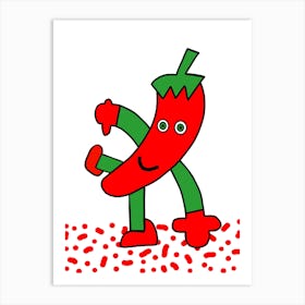 Chilli Art Print