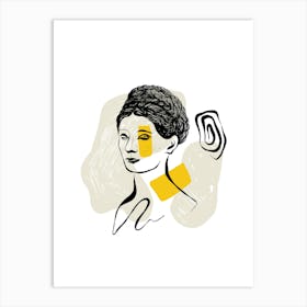 Portrait Of A Woman 2 Art Print