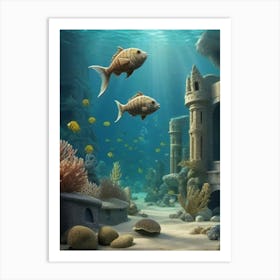 Beauty of underwater world 14 Art Print