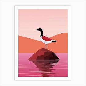 Minimalist Canvasback 2 Illustration Art Print