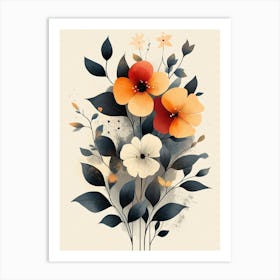 Flowers In A Vase 53 Art Print