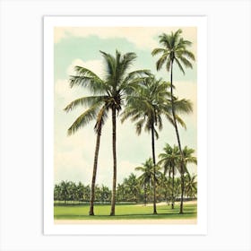 Playa Rincon Dominican Republic Vintage Art Print