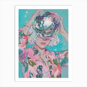 Disco Girl Art Print