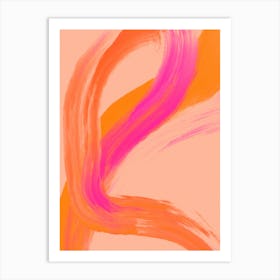 Color Strokes No 17 Art Print