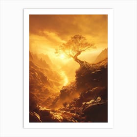 Lone Tree 5 Art Print