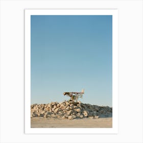 Bombay Beach Flight on Film Art Print