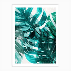 Tropical Leaves 124 Art Print