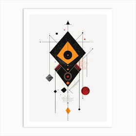 Abstract Geometric Painting 3 Art Print