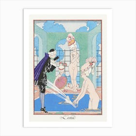 L Eau (1917–1920), 1 George Barbier Art Print