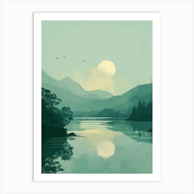 Landscape Painting 7 Art Print