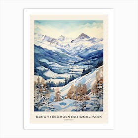 Berchtesgaden National Park Germany 6 Poster Art Print