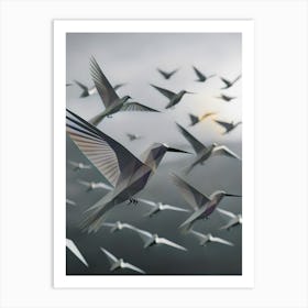 Flock Of Birds Art Print