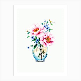 Flowers In A Vase Art Print