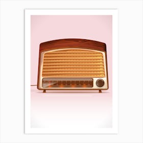 Vintage Radio Art Print