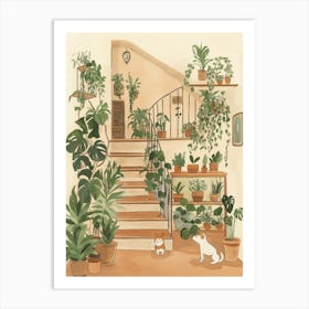 Houseplants Art Print