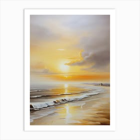 Sunset On The Beach 5 Art Print