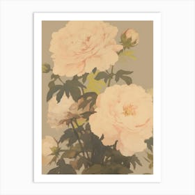 Classic Flowers 3 Art Print