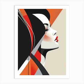 Portrait Of A Woman 502 Art Print