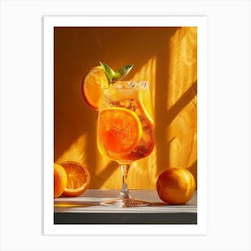 Aperol Spritz Orange 71 Art Print