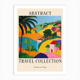 Abstract Travel Collection Poster Trinidad Tobago 3 Art Print