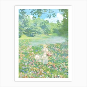 Flower Field Art Print