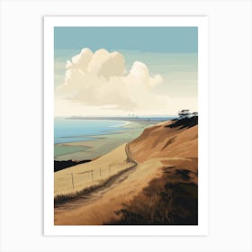 The Cleveland Way England 2 Hiking Trail Landscape Art Print