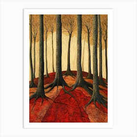 Forest Of Trees Art Print