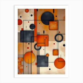 Symphony of Geometric Balance Art Print