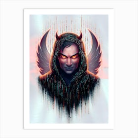 Demon 7 Art Print