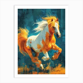 Horse Running 7 Art Print