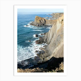 Portuguese Rough Coastline Art Print